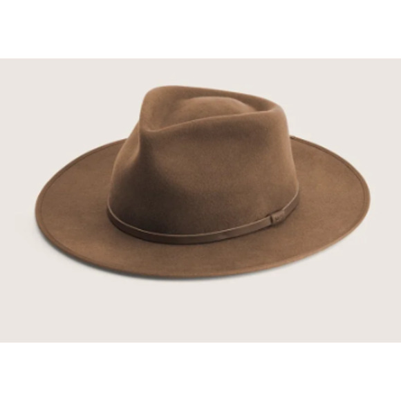 Will + Bear Calloway Tan Brown Widebrim Fedora main image 7